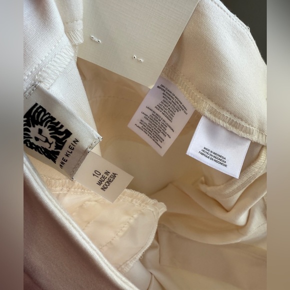 Anne Klein White Flare Trousers - Size 10 NWT - Picture 4 of 4